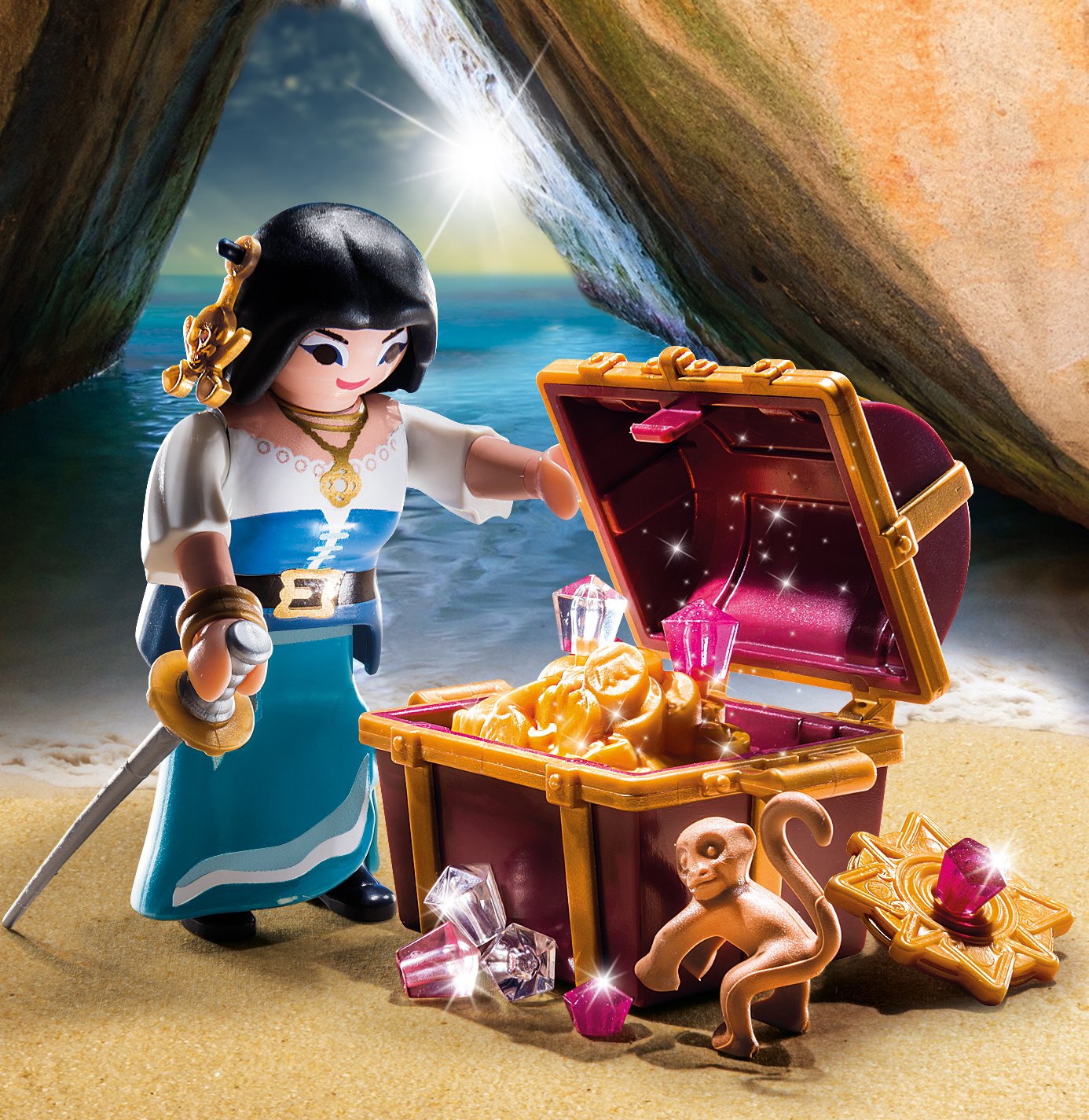 Playmobil Pirate with Treasure Building Set