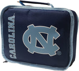 NCAA Day Bag Travel Combo Includes Single Shoulder Strap Backpack and Separate Insulated Lunch/Toiletry Bag (North Carolina "UNC" Tar Heels)