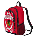 The Northwest Company NHL Chicago Blackhawks Unisex-Youth "Lightning" Sports Backpack, 16.5" x 5.5" x 12", Lightning