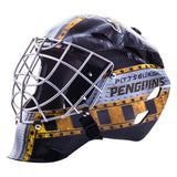 Franklin Sports NHL Pittsburgh Penguins Mini Hockey Goalie Mask with Case - Collectible Goalie Mask with Official NHL Logos and Colors