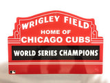 CUBS 2016 WORLD SERIES CHAMPIONS WRIGLEY MARQUEE PLASTIC SIGN