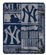 Northwest Officially Licensed MLB New York Yankees Strength Fleece Throw Blanket