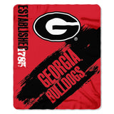 Northwest NCAA Georgia Bulldogs Unisex-Adult Fleece Throw Blanket, 50" x 60", Painted