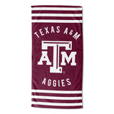 Northwest NCAA Texas A&M Aggies Unisex-Adult Beach Towel, 30" x 60", Stripes