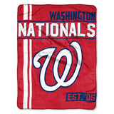 Washington Nationals OFFICIAL Major League Baseball, Walk Off 46 x 60 Micro Raschel Throw