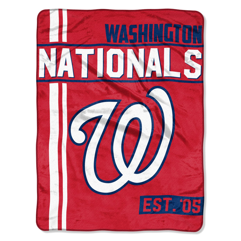 Washington Nationals OFFICIAL Major League Baseball, Walk Off 46 x 60 Micro Raschel Throw