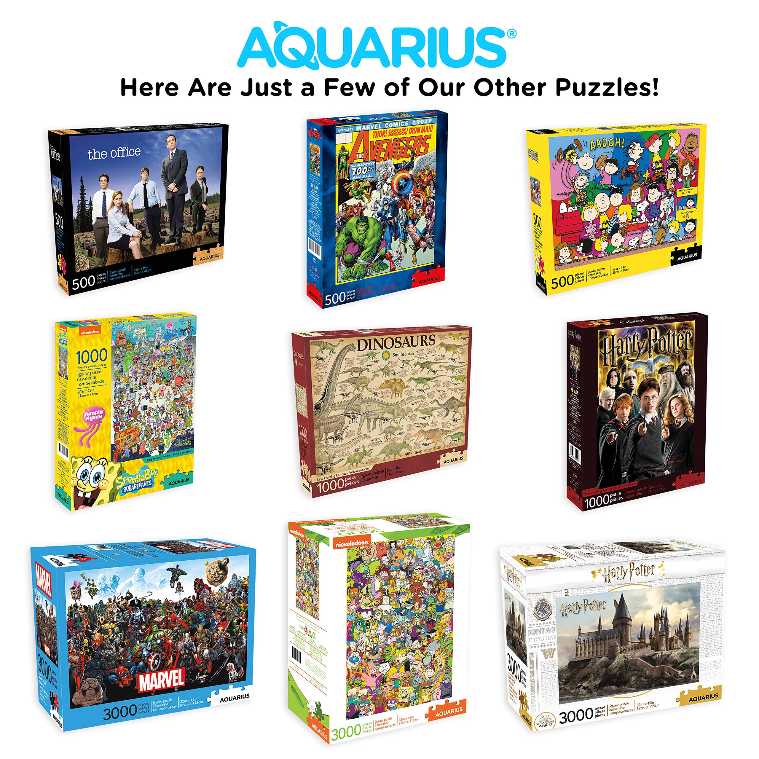AQUARIUS Roald Dahl Matilda Jigsaw Puzzle (500 Piece Jigsaw Puzzle) - Glare Free - Precision Fit - Officially Licensed Roald Dahl Merchandise & Collectibles - 14 x 19 Inches