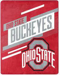 Northwest Licensed NCAA Double Blanket Bundle, Two Top Selling Throw Blankets for All Occasions (Ohio State Buckeyes, Control Fleece/Movement Silk Touch)