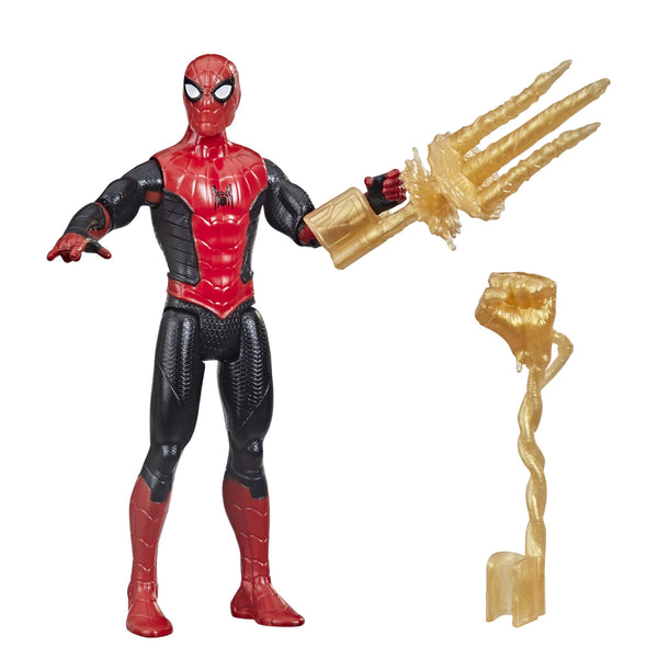 Marvel Spider-Man Mystery Web Gear Upgraded Black and Red Suit Spider-Man Action Figure